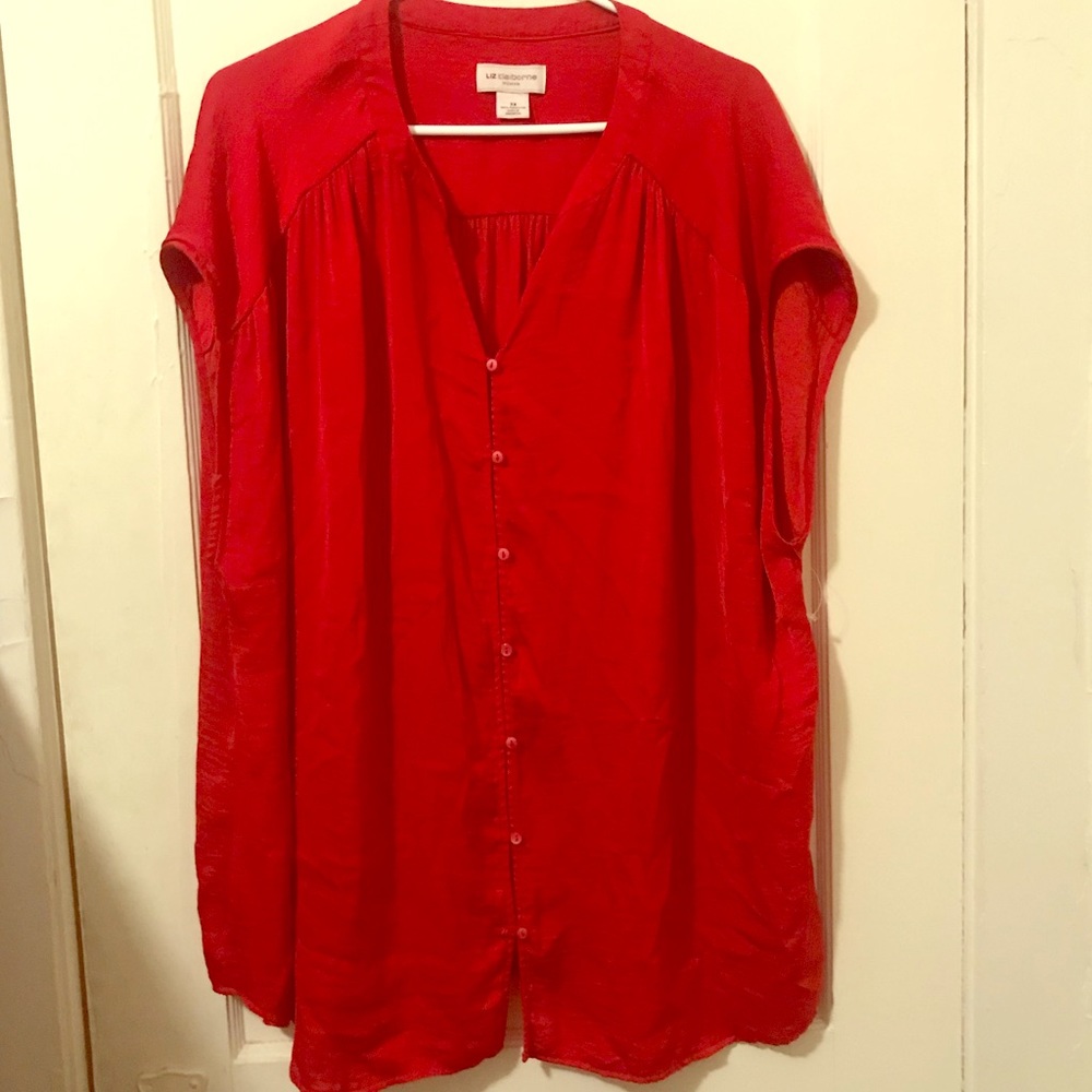 Red blouse